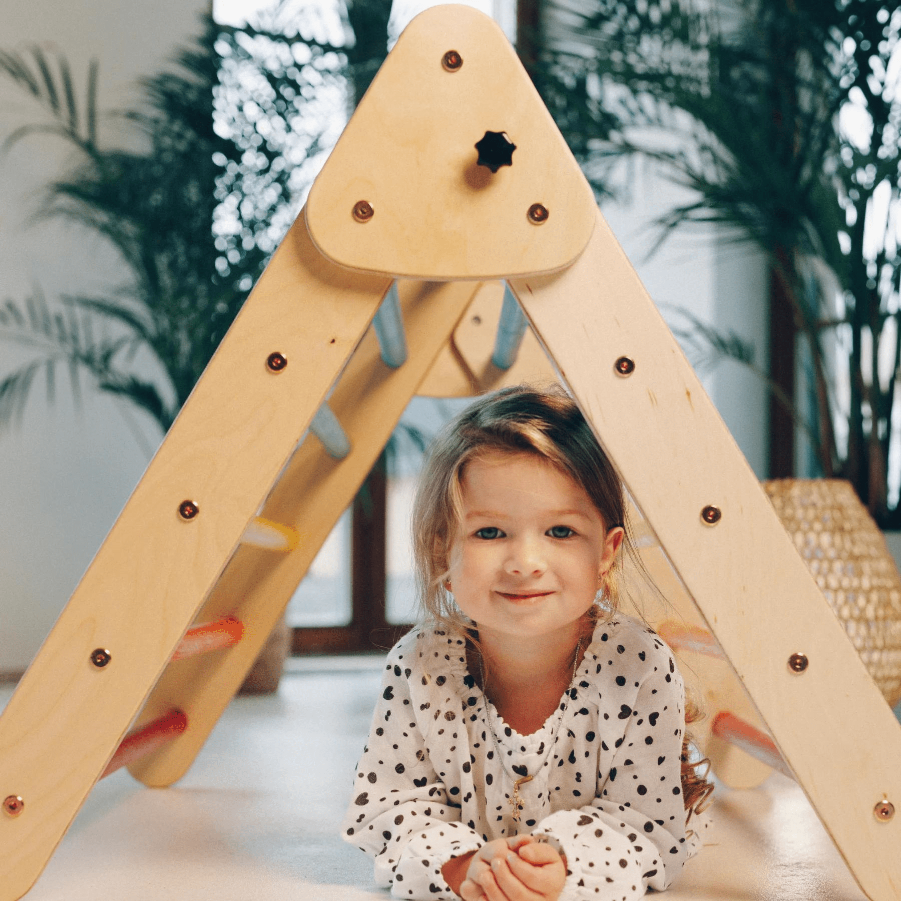 Pikler triangle pliable en bois