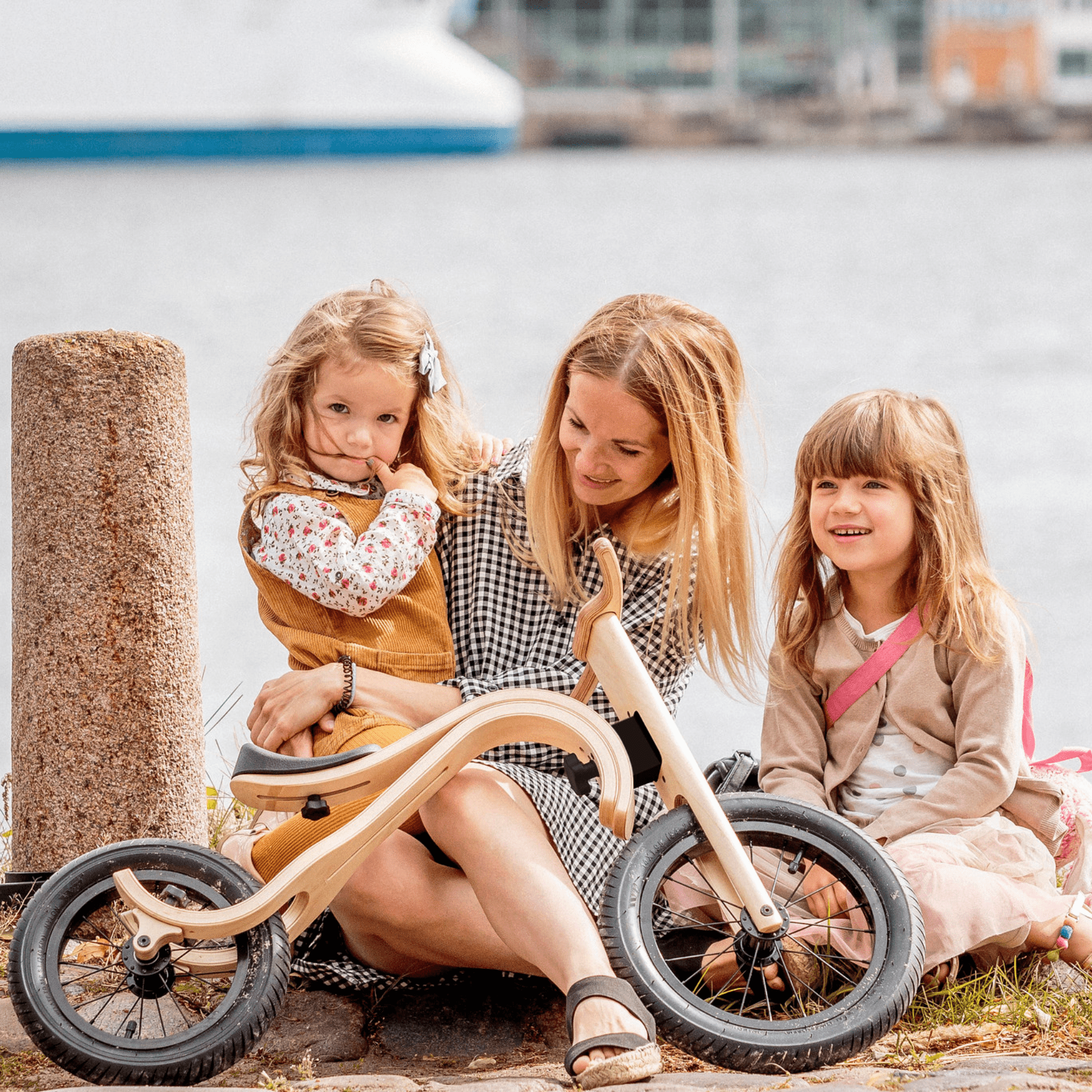 Balance Bike 3in1 Laufrad aus Holz