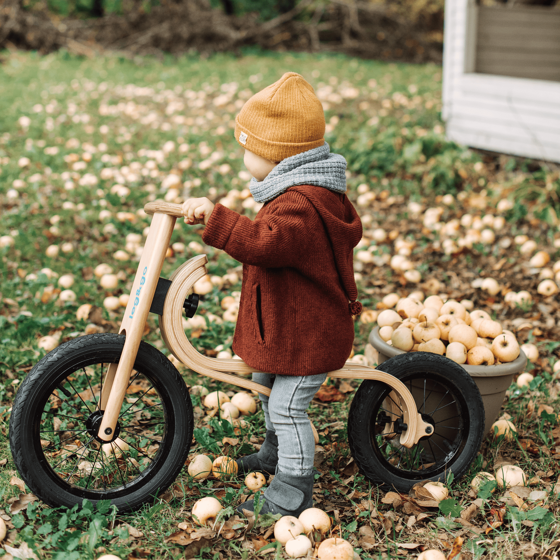 Balance Bike 3in1 Laufrad aus Holz