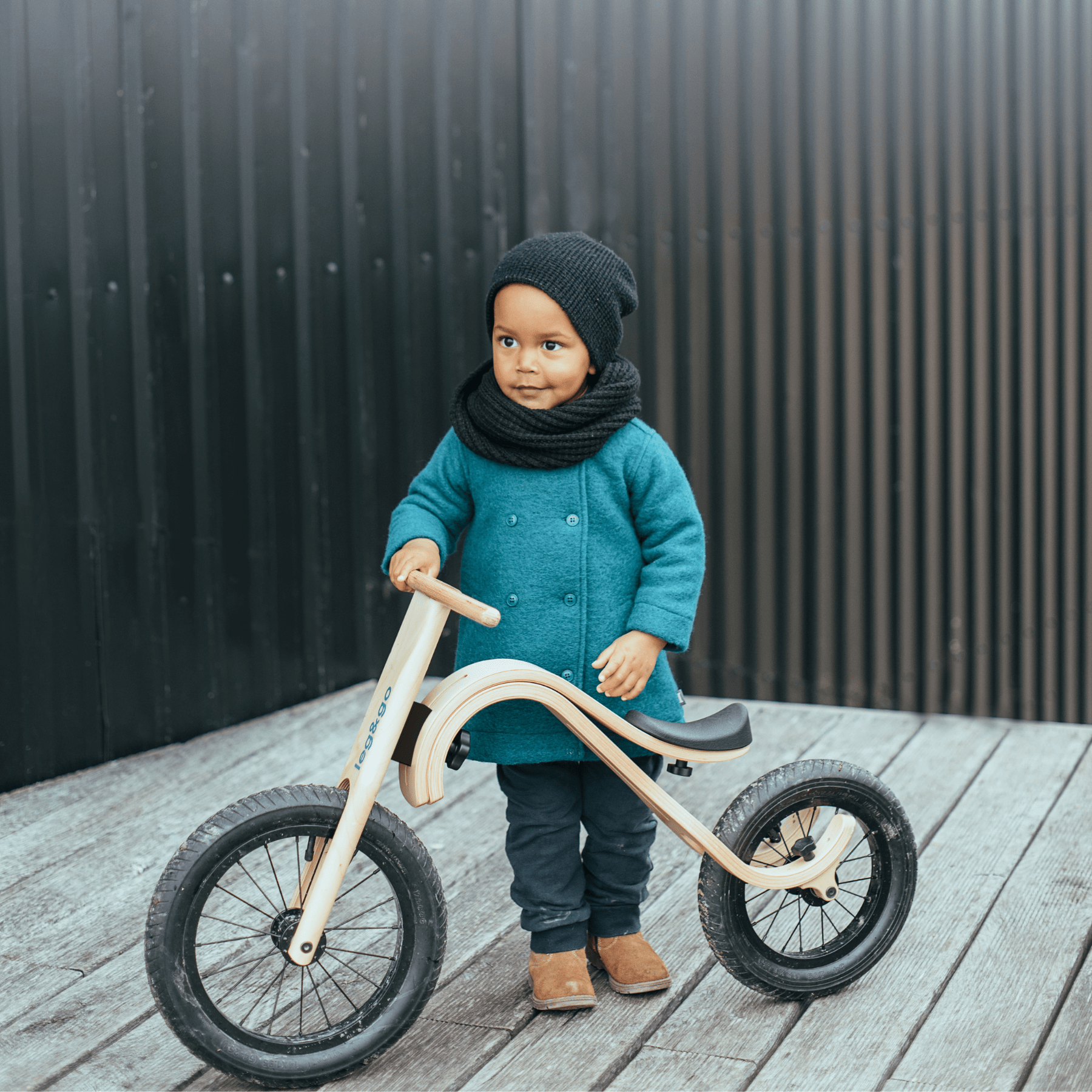 Balance Bike 3in1 Laufrad aus Holz