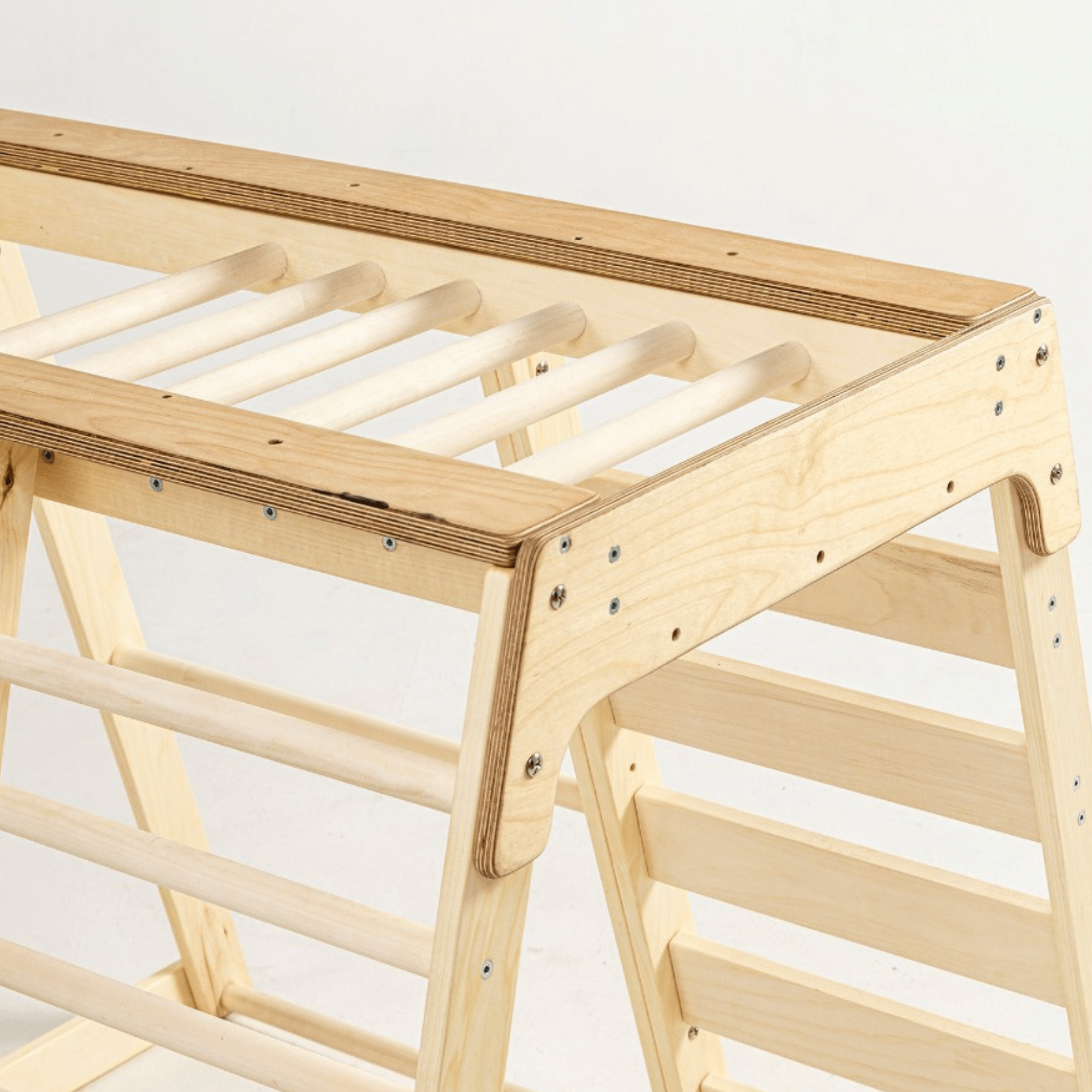 Indoor Klettergerüst Kinderzimmer Spielplatz aus Holz - LeoBabys