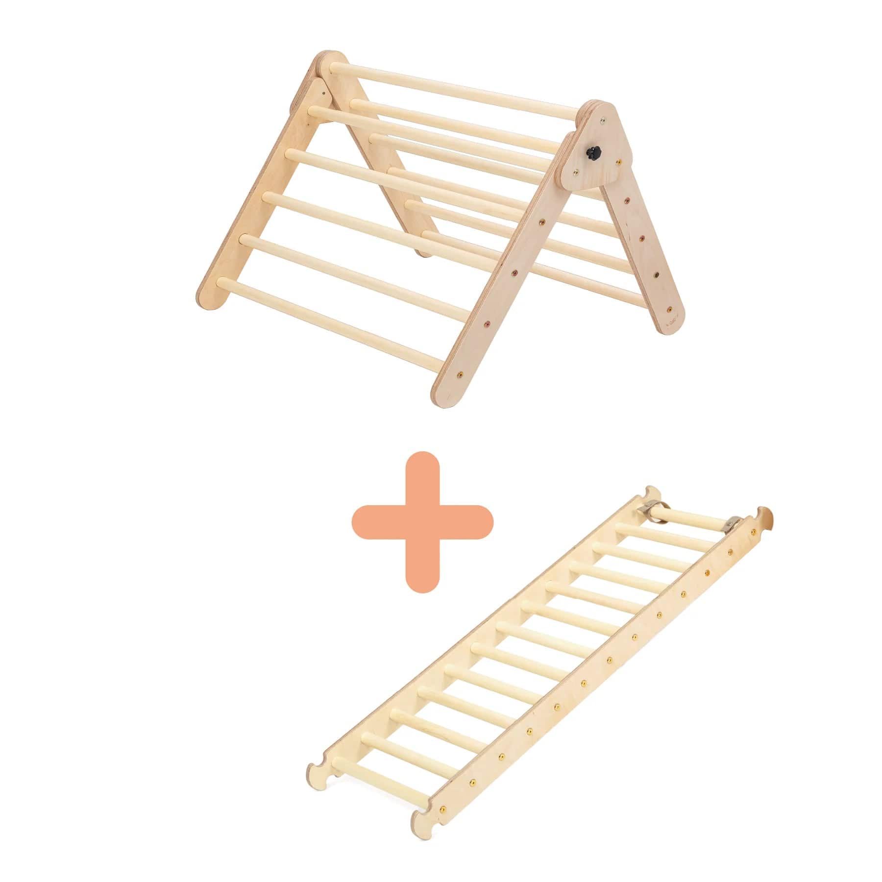 Pikler triangle pliable en bois