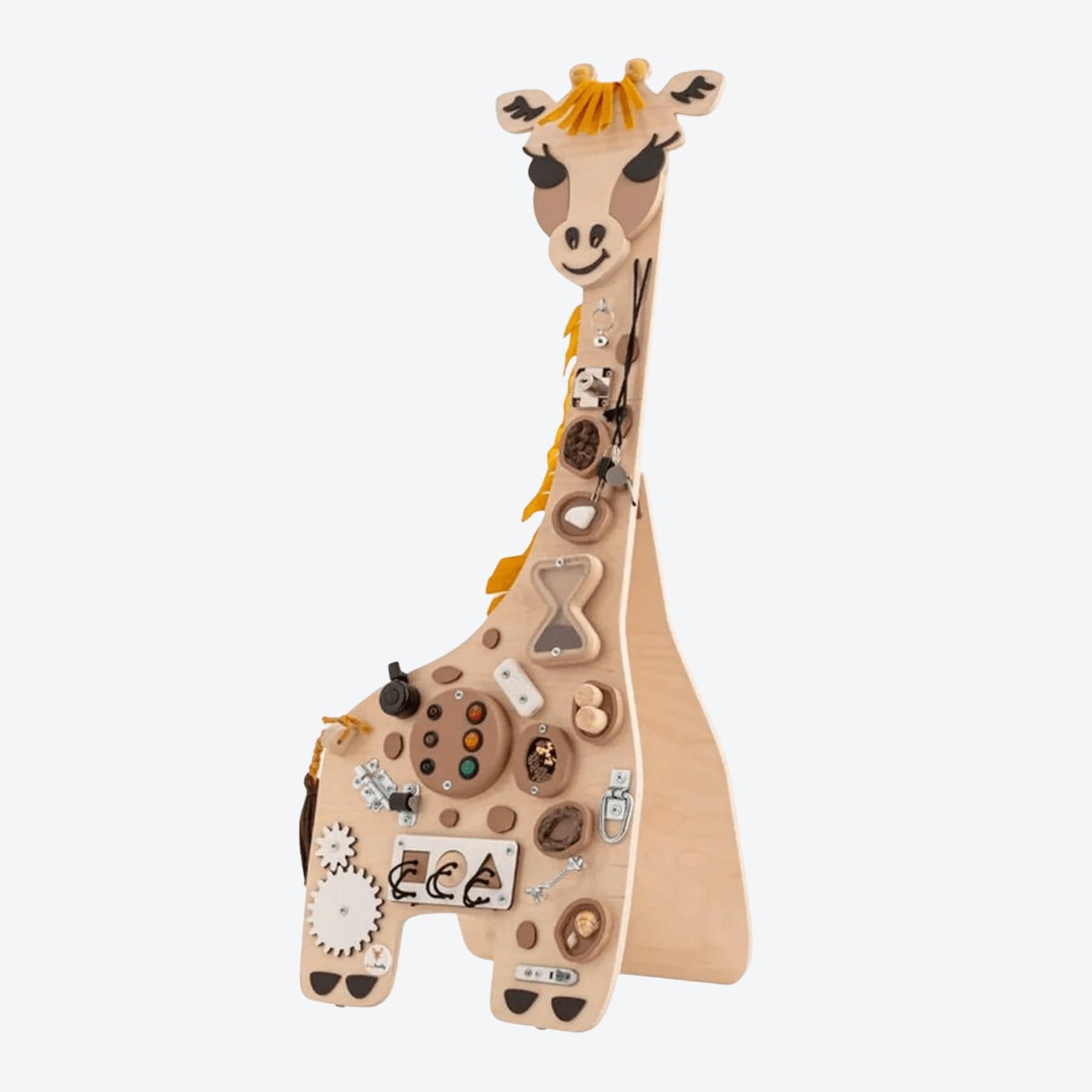 Activity Board Busy Board Holz Giraffe - Melman - LeoBabys