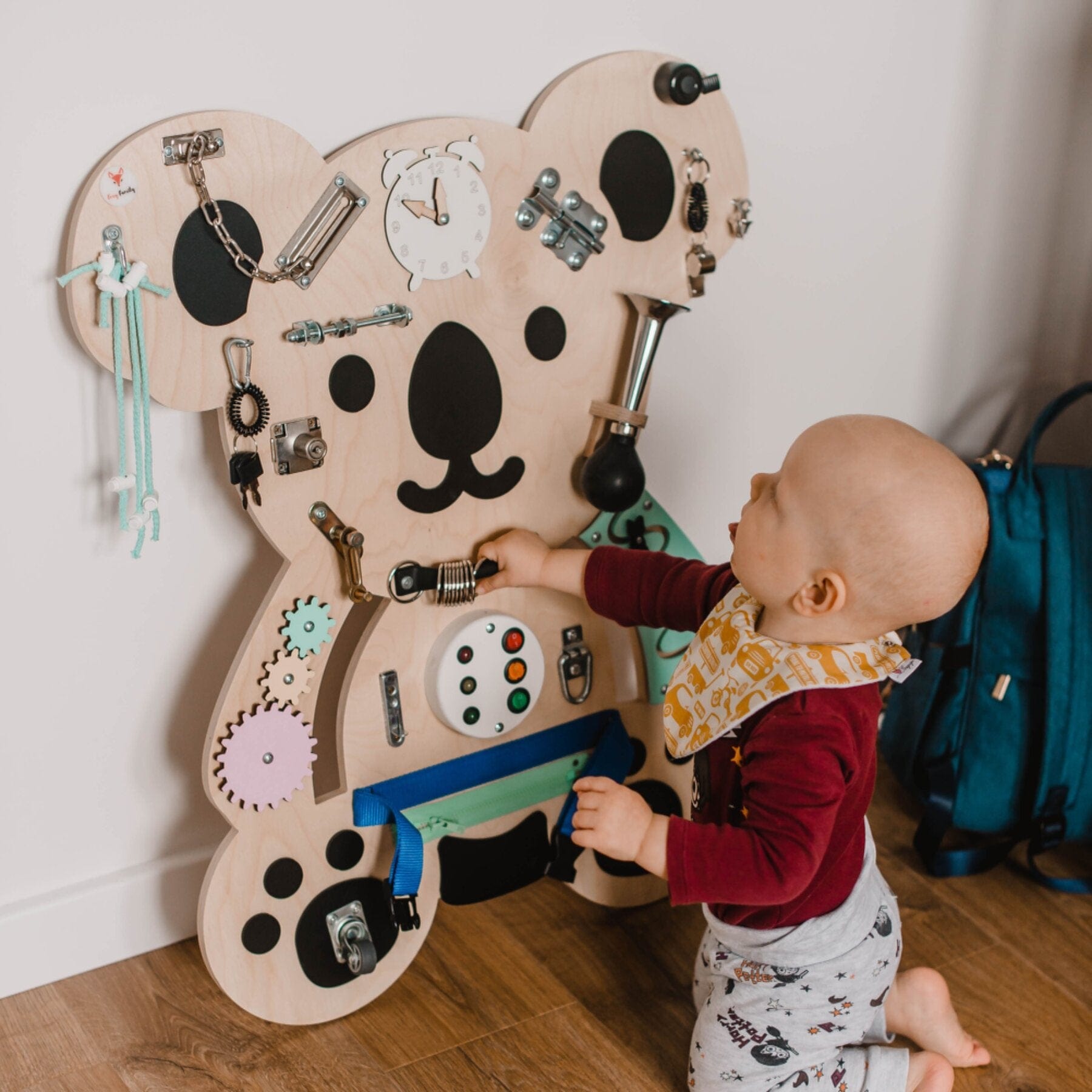 Activity Board Busy Board Koala - Henry - LeoBabys